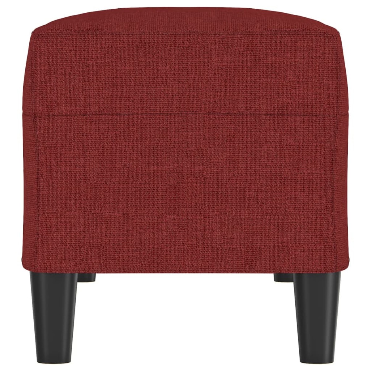 vidaXL Πάγκος μπορντό 100x35x41 εκ. Υφασμάτινος