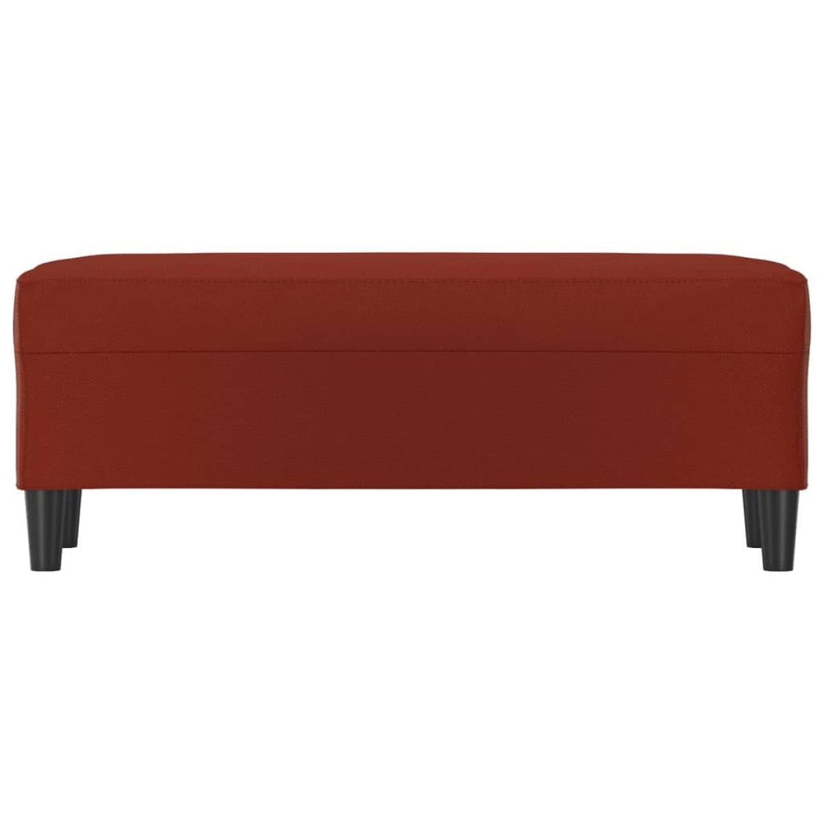 vidaXL Πάγκος Μπορντό 100x35x41 εκ. Υφασμάτινος