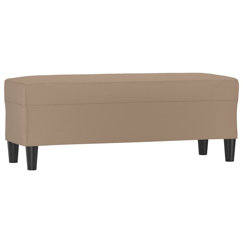 vidaXL Πάγκος Καπουτσίνο 100 x 35 x 41 εκ. από Συνθετικό Δέρμα