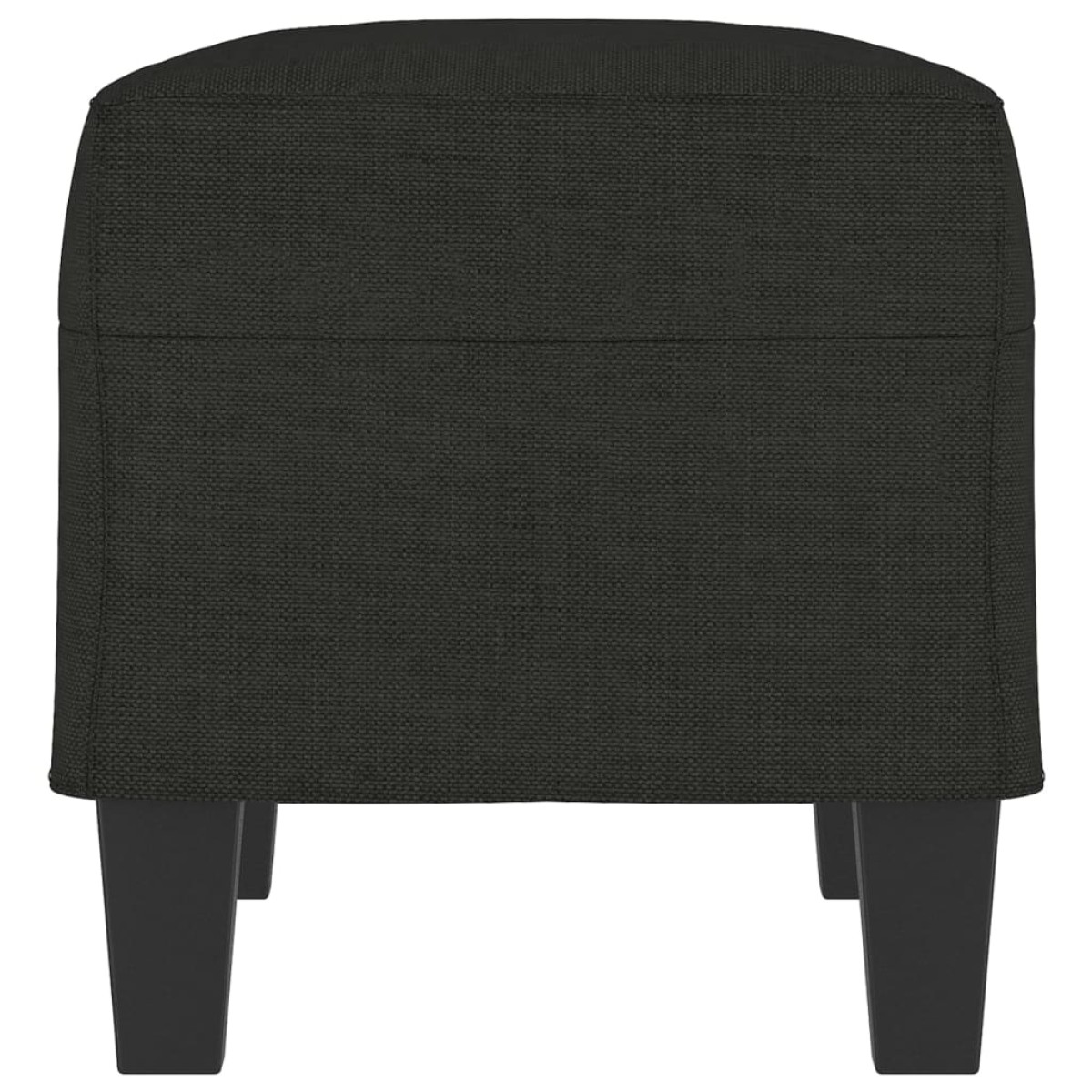 vidaXL Πάγκος Μαύρος 70 x 35 x 41 εκ. Υφασμάτινος