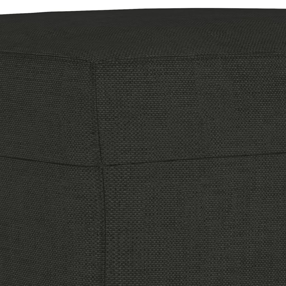 vidaXL Πάγκος Μαύρος 70 x 35 x 41 εκ. Υφασμάτινος