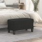 vidaXL Πάγκος Μαύρος 70 x 35 x 41 εκ. Υφασμάτινος