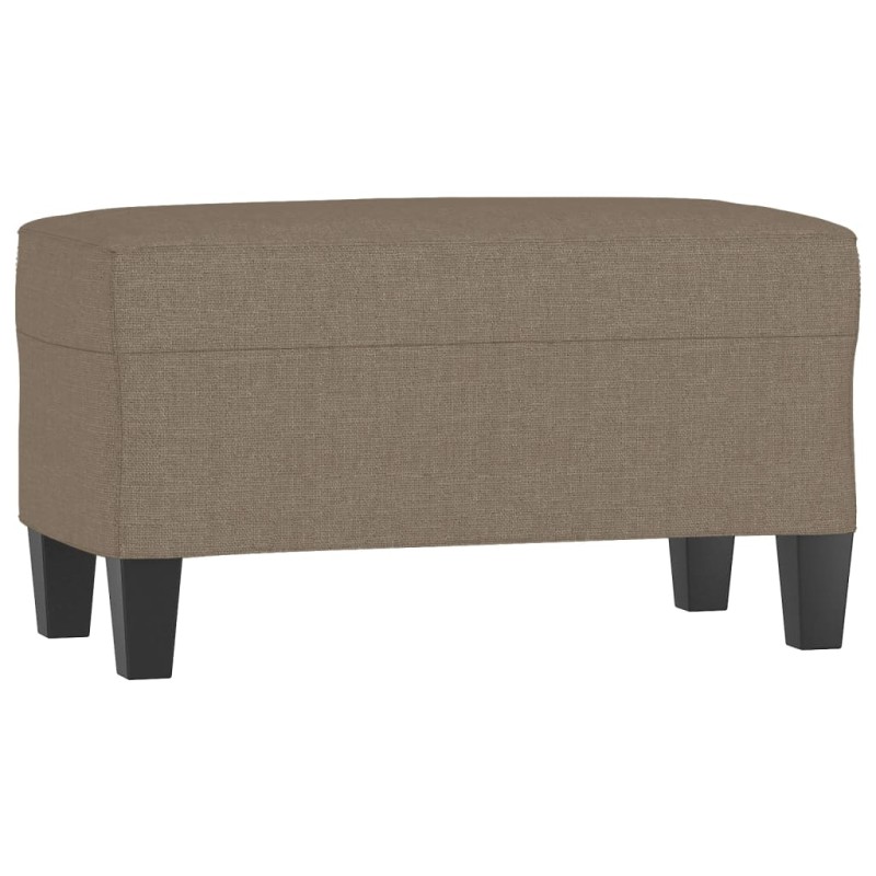 vidaXL Πάγκος Taupe 70 x 35 x 41 εκ. Υφασμάτινος