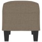 vidaXL Πάγκος Taupe 70 x 35 x 41 εκ. Υφασμάτινος