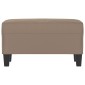 vidaXL Πάγκος Taupe 70 x 35 x 41 εκ. από Ύφασμα Μικροϊνών