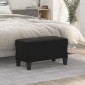 vidaXL Πάγκος Μαύρο 70 x 35 x 41 εκ. από Ύφασμα Μικροϊνών
