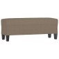 vidaXL Πάγκος Taupe 100x35x41 εκ. Υφασμάτινος