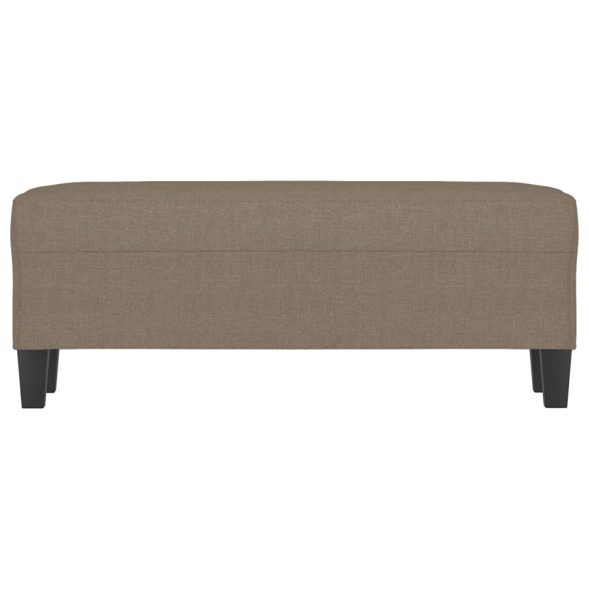 vidaXL Πάγκος Taupe 100x35x41 εκ. Υφασμάτινος