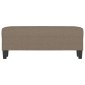 vidaXL Πάγκος Taupe 100x35x41 εκ. Υφασμάτινος