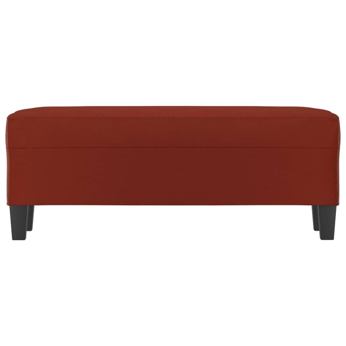 vidaXL Πάγκος Μπορντό 100x35x41 εκ. Υφασμάτινος