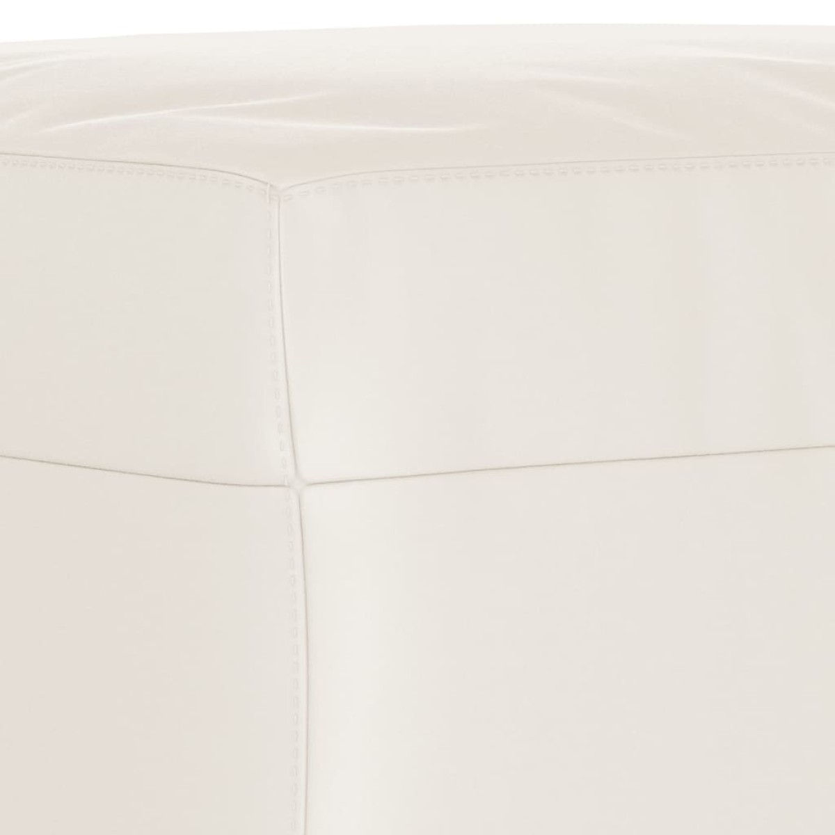 vidaXL Πάγκος Μπεζ 100x35x41 εκ. από Ύφασμα Μικροϊνών