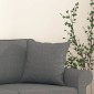 vidaXL Μαξιλάρια Διακοσμητικά 2 τεμ. Σκούρο Γκρι 40 x 40εκ. Υφασμάτινα