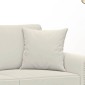 vidaXL Μαξιλάρια Διακοσμητικά 2 τεμ. Κρεμ 40x40 εκ. Βελούδινα