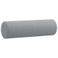 vidaXL Μαξιλάρια Διακοσμητικά 2 τεμ. Αν. Γκρι Ø15 x 50 εκ. Υφασμάτινα