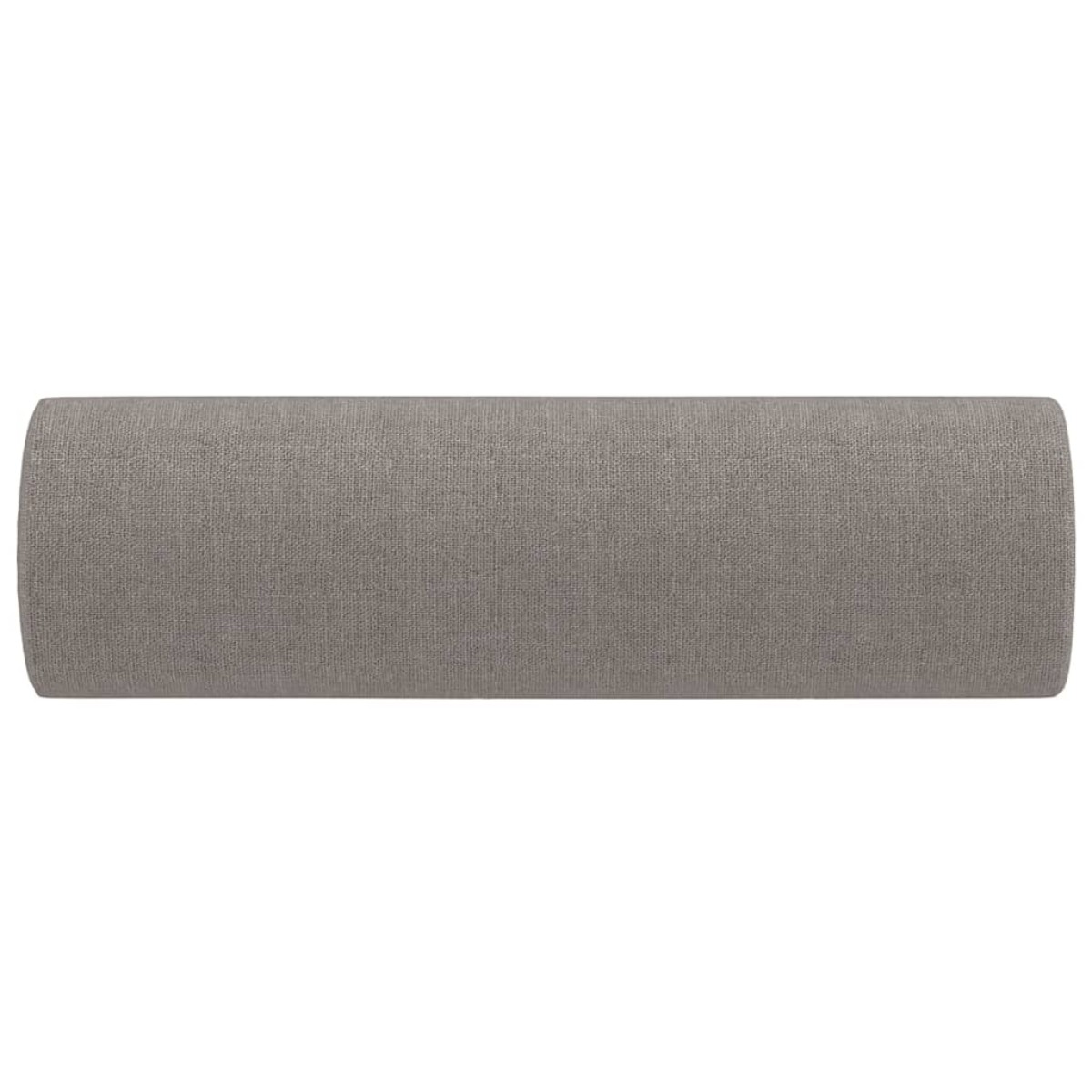 vidaXL Μαξιλάρια Διακοσμητικά 2 τεμ. Taupe Ø15 x 50 εκ. Υφασμάτινα