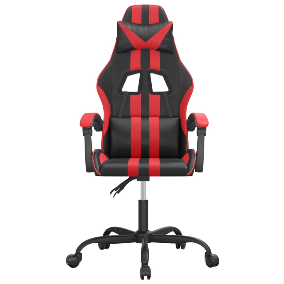 vidaXL Καρέκλα Gaming Περιστρεφόμενη Μαύρη/Κόκκινη από Συνθετικό Δέρμα