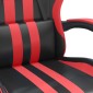 vidaXL Καρέκλα Gaming Περιστρεφόμενη Μαύρη/Κόκκινη από Συνθετικό Δέρμα