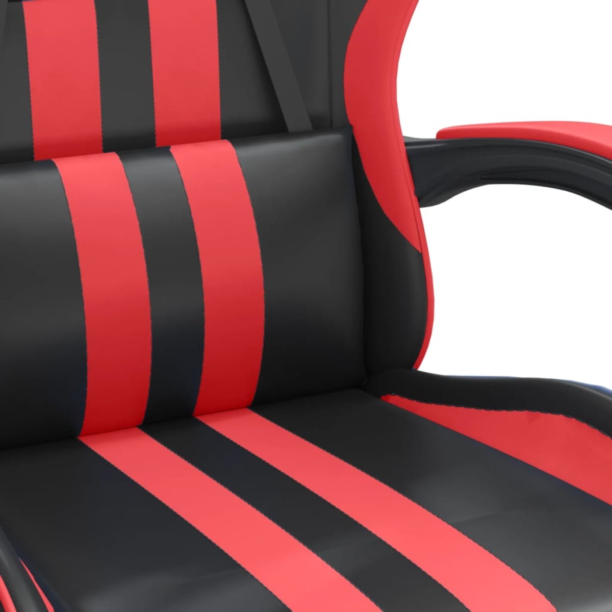 vidaXL Καρέκλα Gaming Περιστρ. Υποπόδιο Μαύρο/Πράσινο Συνθετικό Δέρμα