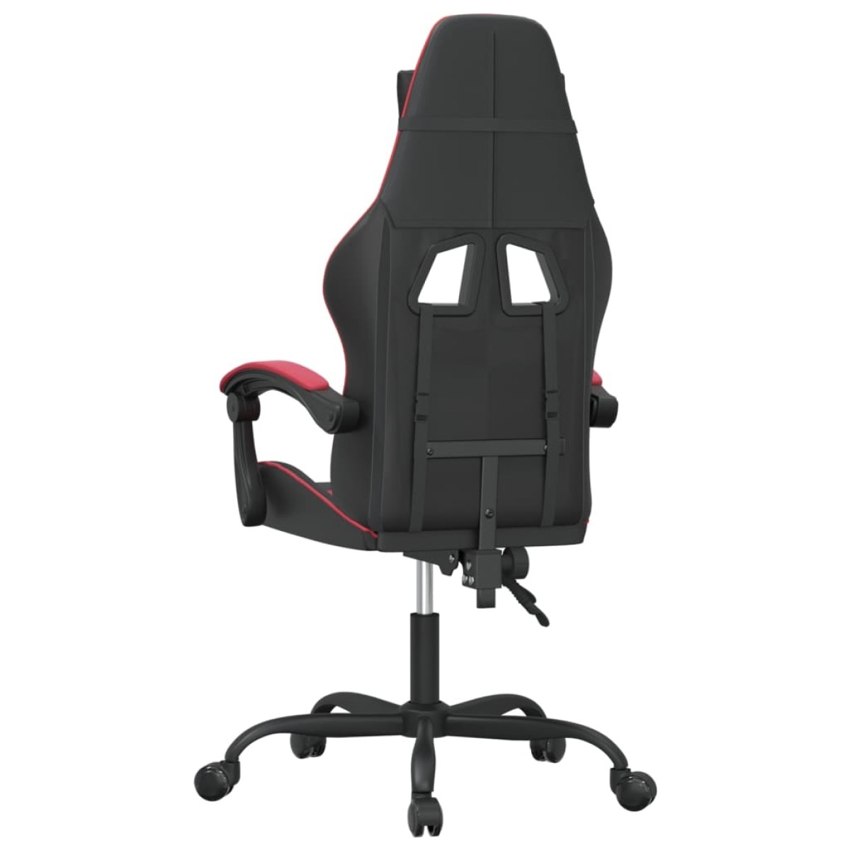 vidaXL Καρέκλα Gaming Περιστρεφόμενη Μαύρη/Μπορντό από Συνθετικό Δέρμα
