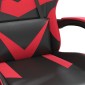 vidaXL Καρέκλα Gaming Περιστρ. Υποπόδιο Μαύρο/Πράσινο Συνθετικό Δέρμα