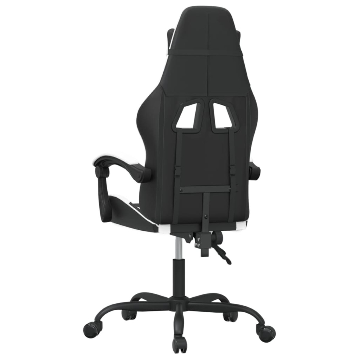 vidaXL Καρέκλα Gaming Περιστρεφόμενη Μαύρη/Λευκή από Συνθετικό Δέρμα