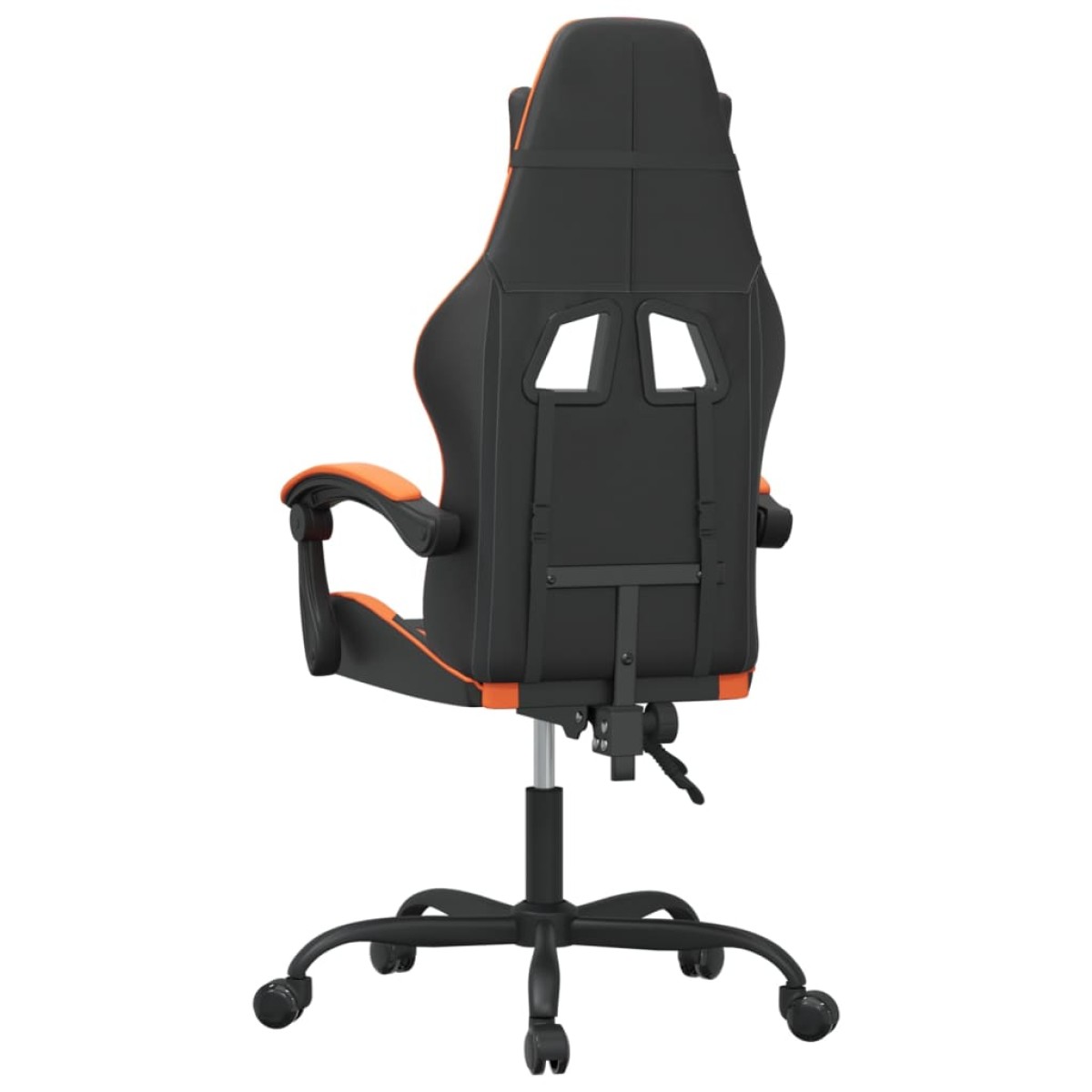 vidaXL Καρέκλα Gaming Περιστρεφόμενη Μαύρη/Πορτοκαλί Συνθετικό Δέρμα