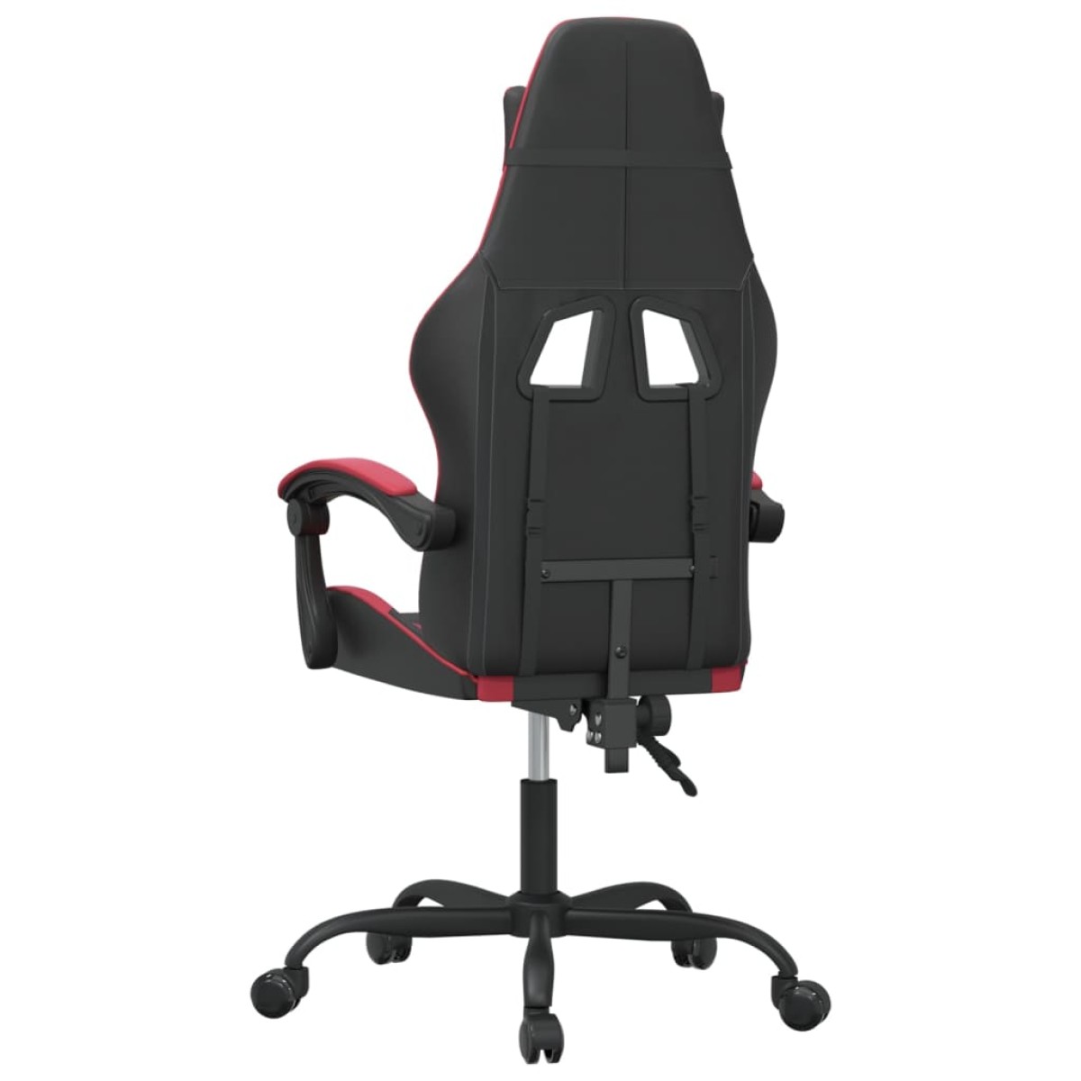 vidaXL Καρέκλα Gaming Περιστρεφόμενη Μαύρη/Μπορντό από Συνθετικό Δέρμα