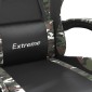 vidaXL Καρέκλα Gaming Περιστρεφόμενη Μαύρη/Παραλλαγή Συνθετικό Δέρμα