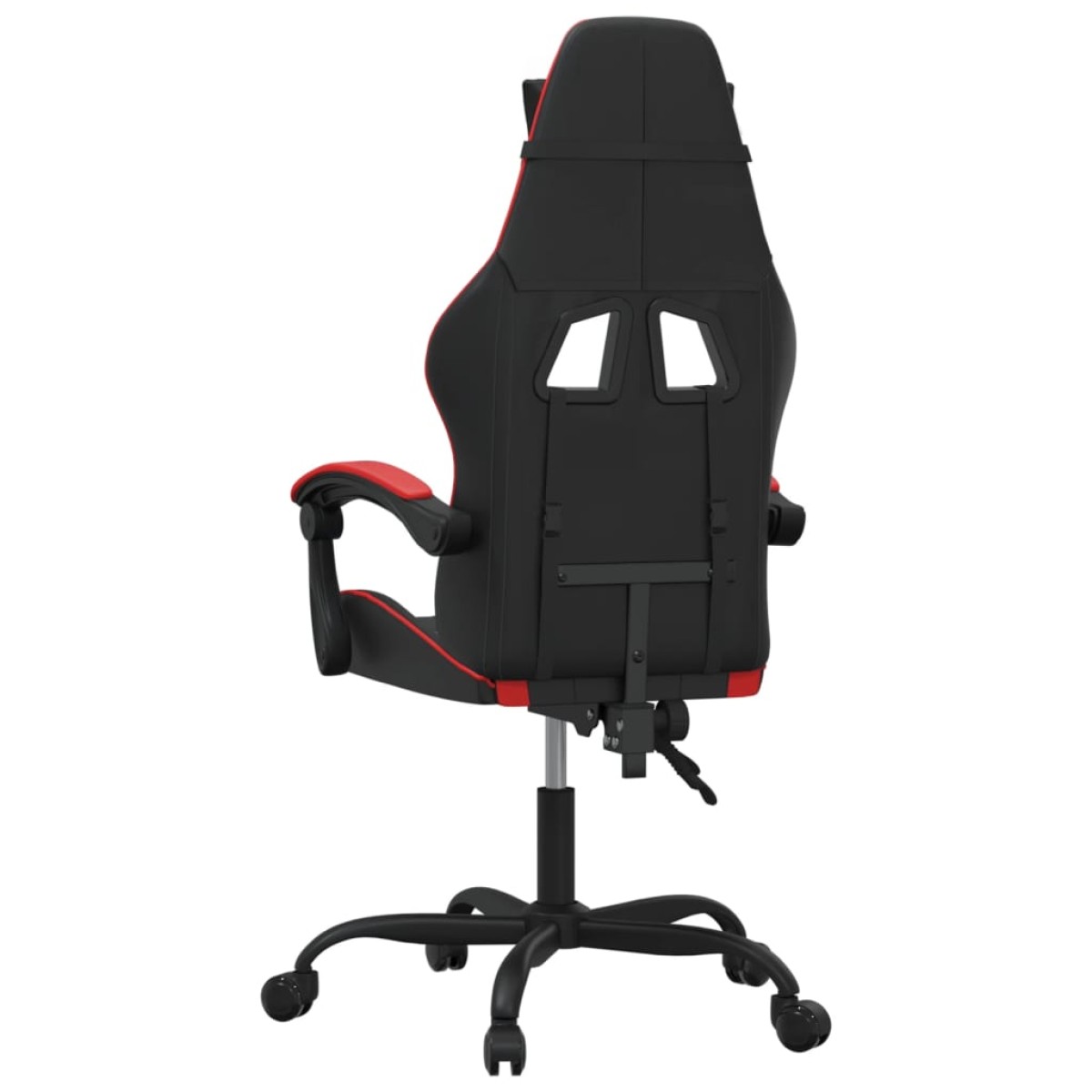 vidaXL Καρέκλα Gaming Περιστρεφόμενη Μαύρη/Κόκκινη από Συνθετικό Δέρμα