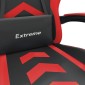vidaXL Καρέκλα Gaming Περιστρεφόμενη Μαύρη/Κόκκινη από Συνθετικό Δέρμα