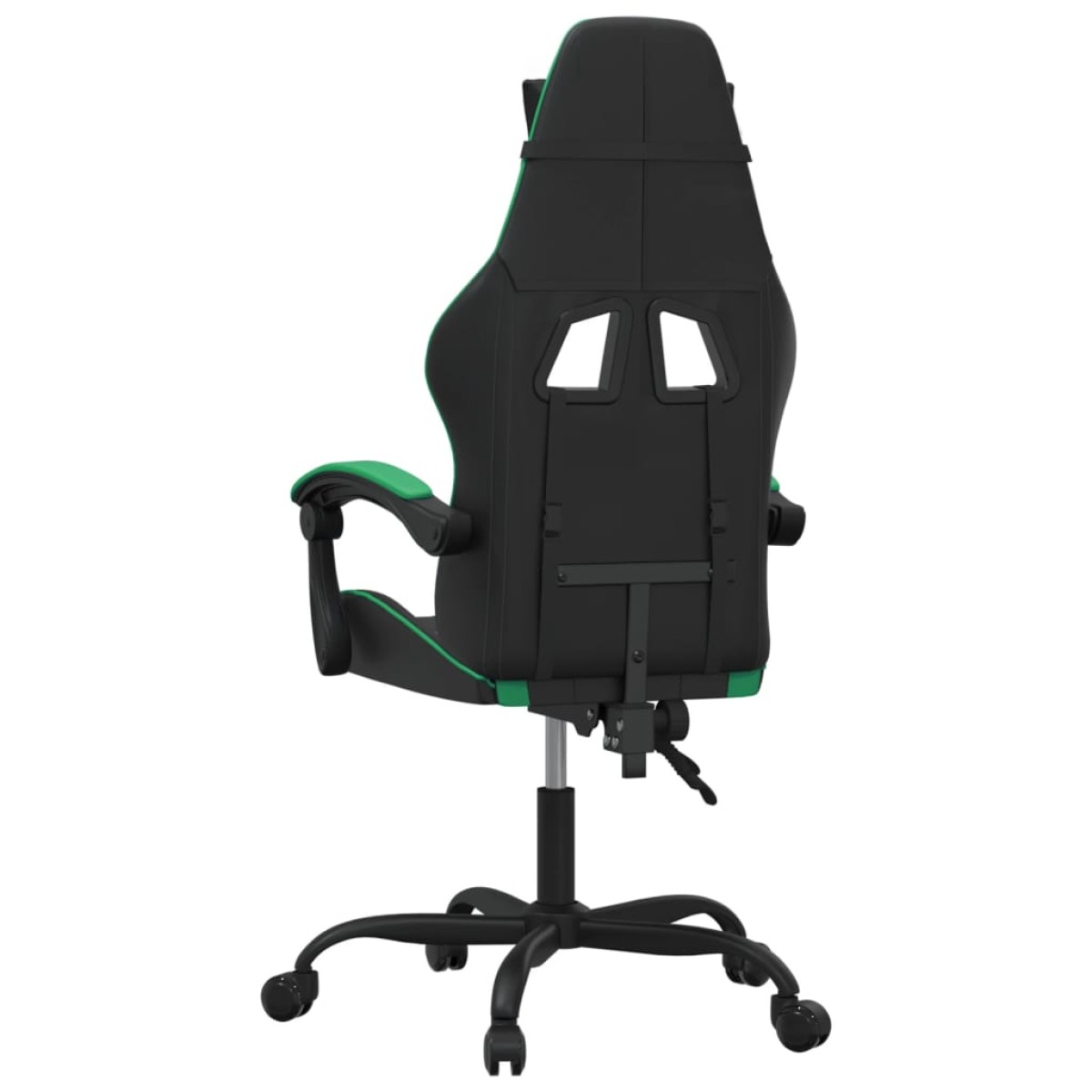 vidaXL Καρέκλα Gaming Περιστρεφόμενη Μαύρη/Πράσινη από Συνθετικό Δέρμα