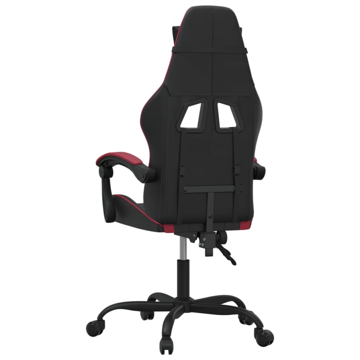 vidaXL Καρέκλα Gaming Περιστρεφόμενη Μαύρη/Μπορντό από Συνθετικό Δέρμα