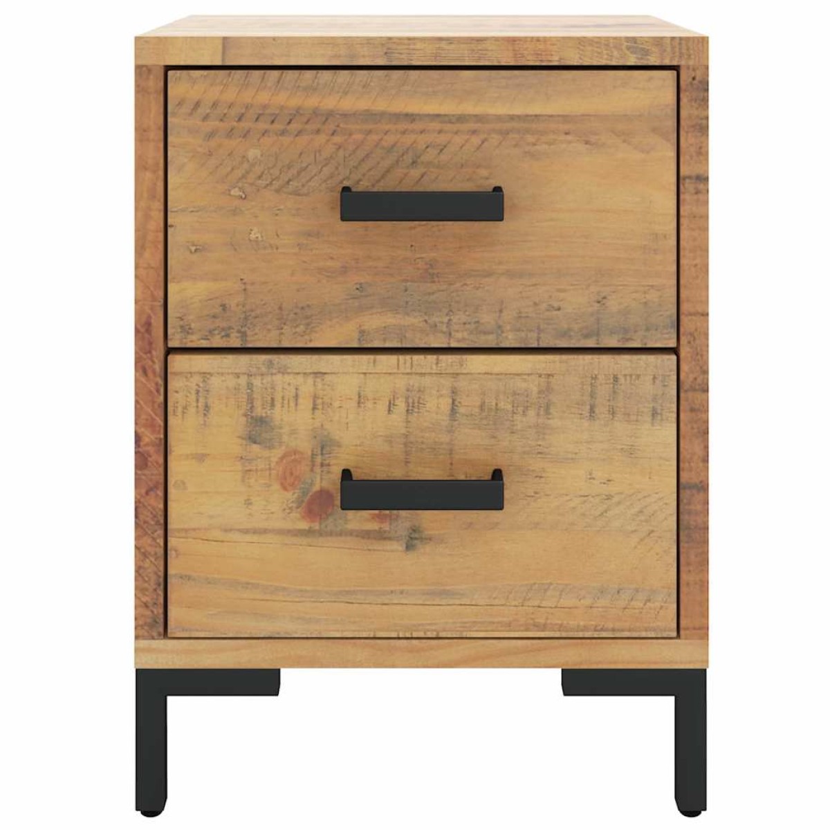 vidaXL Κομοδίνο Καφέ 36 x 30 x 45 εκ. από Μασίφ Ξύλο Πεύκου