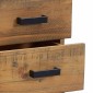 vidaXL Κομοδίνο Καφέ 36 x 30 x 45 εκ. από Μασίφ Ξύλο Πεύκου