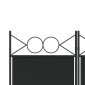 vidaXL Διαχωριστικό Δωματίου με 6 Πάνελ Μαύρο 240x200 εκ. από Ύφασμα