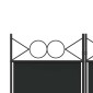 vidaXL Διαχωριστικό Δωματίου με 3 Πάνελ Μαύρο 120x220 εκ. από Ύφασμα