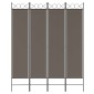 vidaXL Διαχωριστικό Δωματίου με 4 Πάνελ Ανθρακί 160x220 εκ. από Ύφασμα