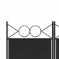 vidaXL Διαχωριστικό Δωματίου με 6 Πάνελ Μαύρο 240x220 εκ. από Ύφασμα