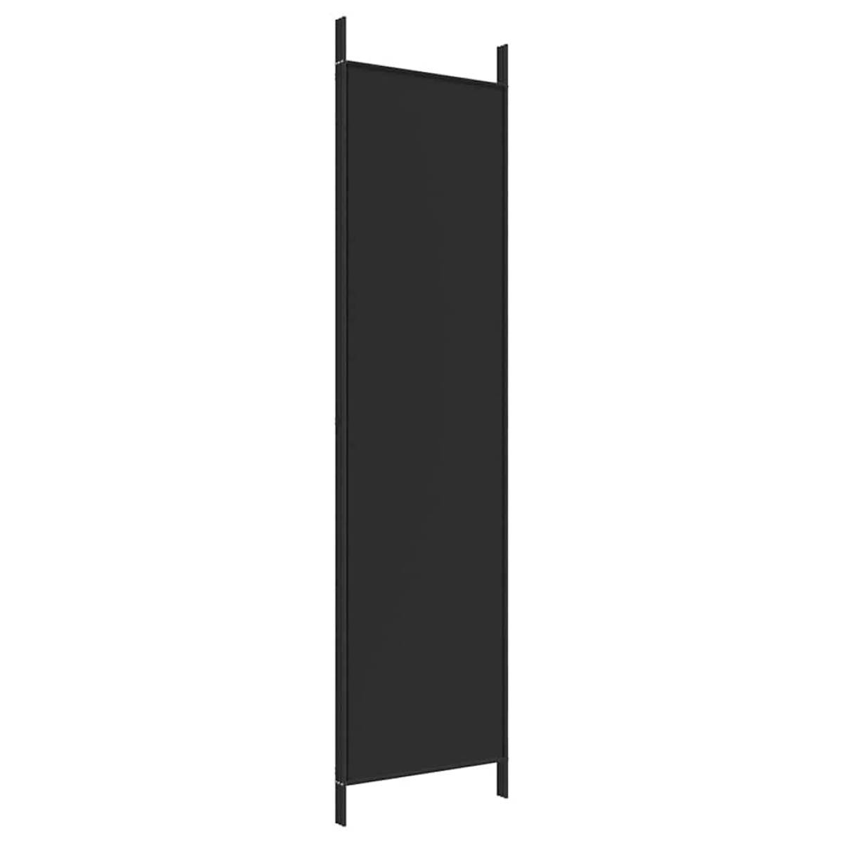 vidaXL Διαχωριστικό Δωματίου με 3 Πάνελ Μαύρο 150x200 εκ. από Ύφασμα