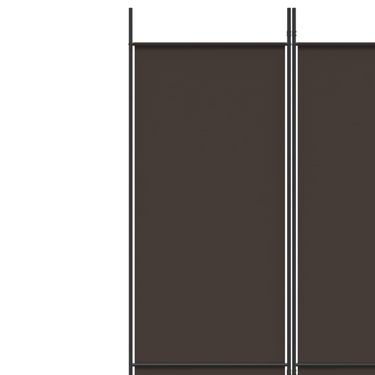 vidaXL Διαχωριστικό Δωματίου με 4 Πάνελ Μαύρο 200 x 220 εκ. Υφασμάτινο