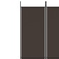 vidaXL Διαχωριστικό Δωματίου με 5 Πάνελ Καφέ 250x220 εκ. από Ύφασμα
