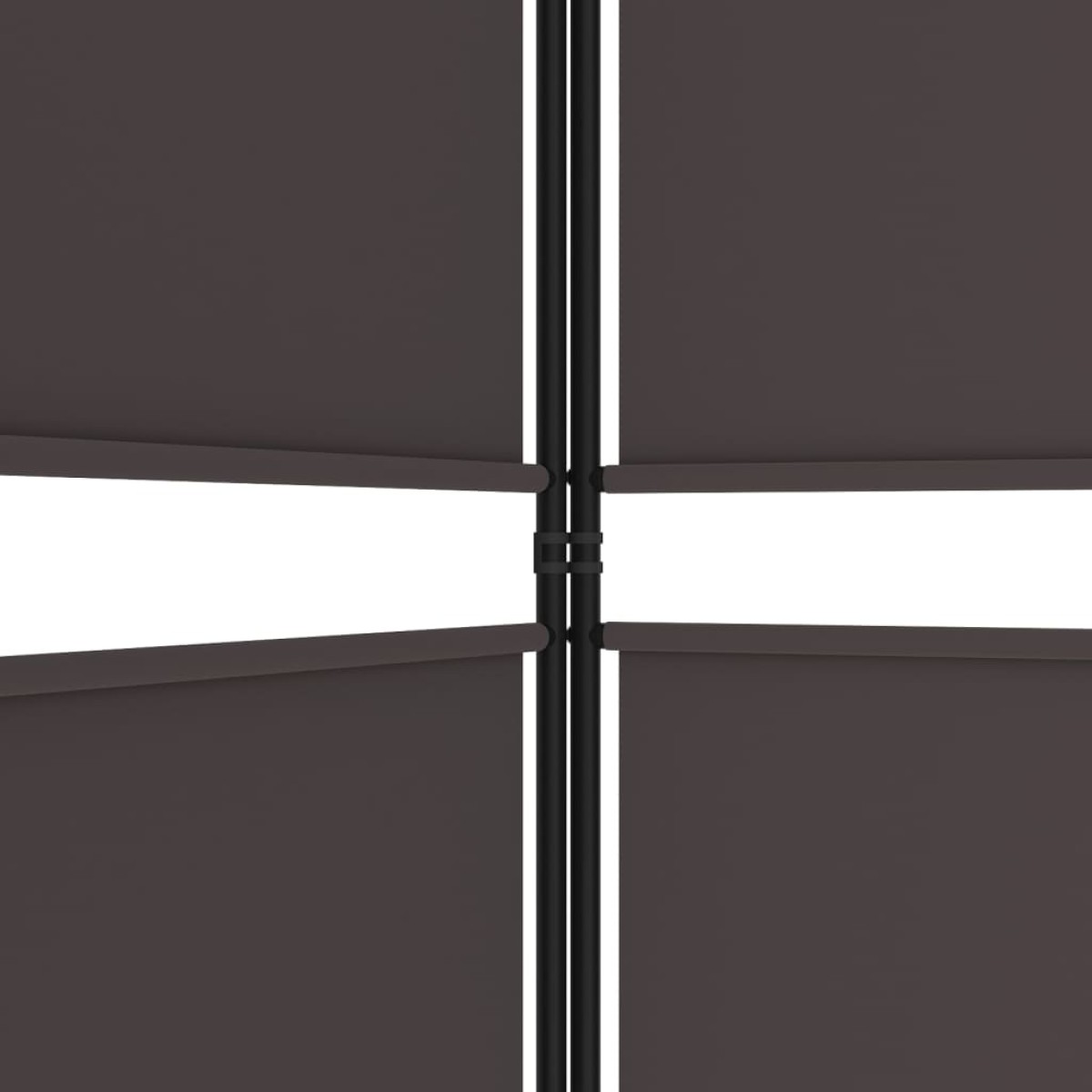 vidaXL Διαχωριστικό Δωματίου με 4 Πάνελ Καφέ 200x180 εκ. από Ύφασμα