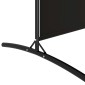 vidaXL Διαχωριστικό Δωματίου με 5 Πάνελ Μαύρο 433x180 εκ. από Ύφασμα