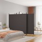 vidaXL Διαχωριστικό Δωματίου με 4 Πάνελ Καφέ 698x180 εκ. από Ύφασμα