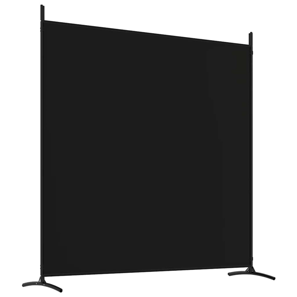 vidaXL Διαχωριστικό Δωματίου με 4 Πάνελ Μαύρο 698x180 εκ. από Ύφασμα