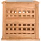 vidaXL Κομοδίνο 34 x 34 x 34 εκ. από Μασίφ Ξύλο Καρυδιάς