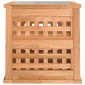vidaXL Κομοδίνα 2 τεμ. 34 x 34 x 34 εκ. από Μασίφ Ξύλο Καρυδιάς