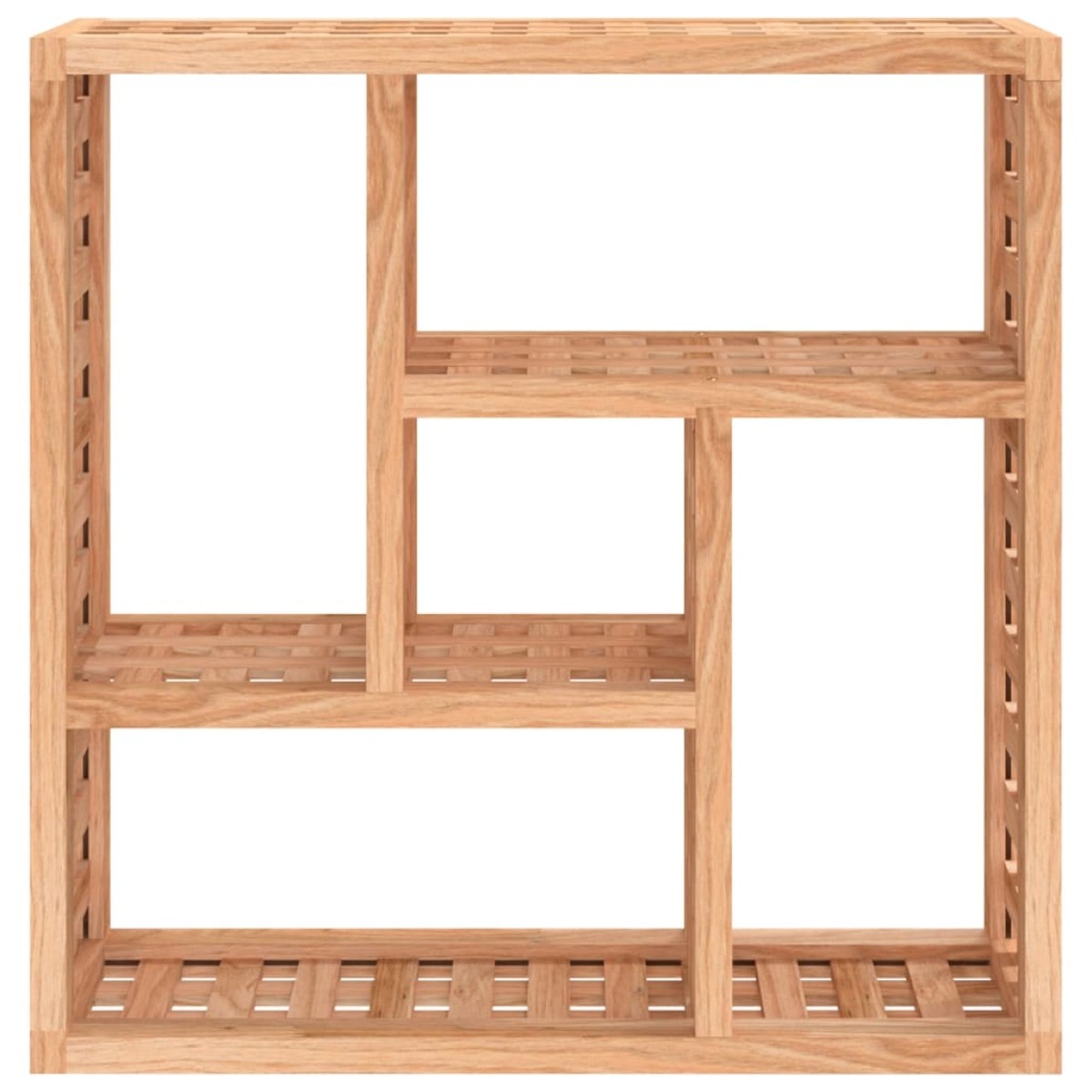 vidaXL Ράφι Τοίχου 49 x 15 x 49 εκ. από Μασίφ Ξύλο Καρυδιάς