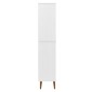 vidaXL Βιβλιοθήκη MOLDE Λευκή 85x35x170,5 εκ. από Μασίφ Ξύλο Πεύκου