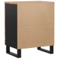 vidaXL Κομοδίνο 50 x 33 x 62 εκ. Μασίφ Ξύλο Ακακίας & Επεξ. Ξύλο